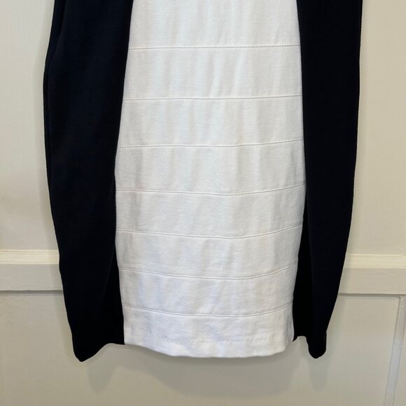 Express Black and White Color Block Body Con Mini Dress - Size 4 - Picture 6 of 10